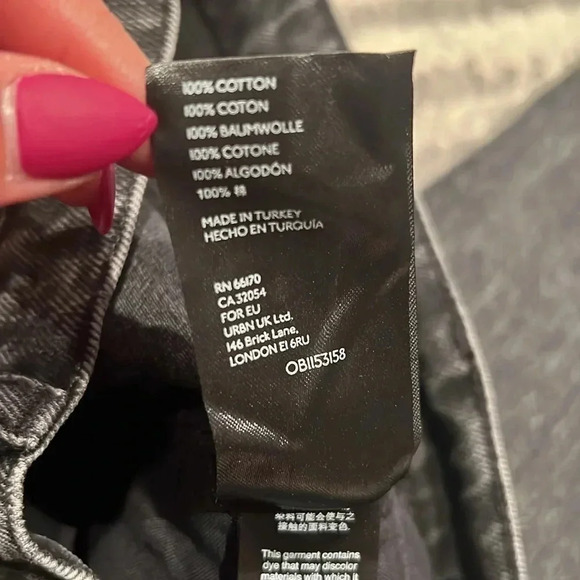 We The Free Frank Dad Jean in Black Size 25 - Picture 9 of 10